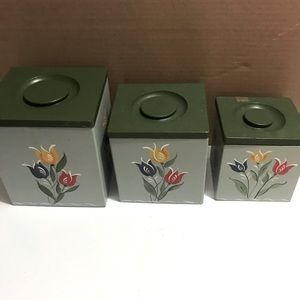 Wood Kitchen Canisters